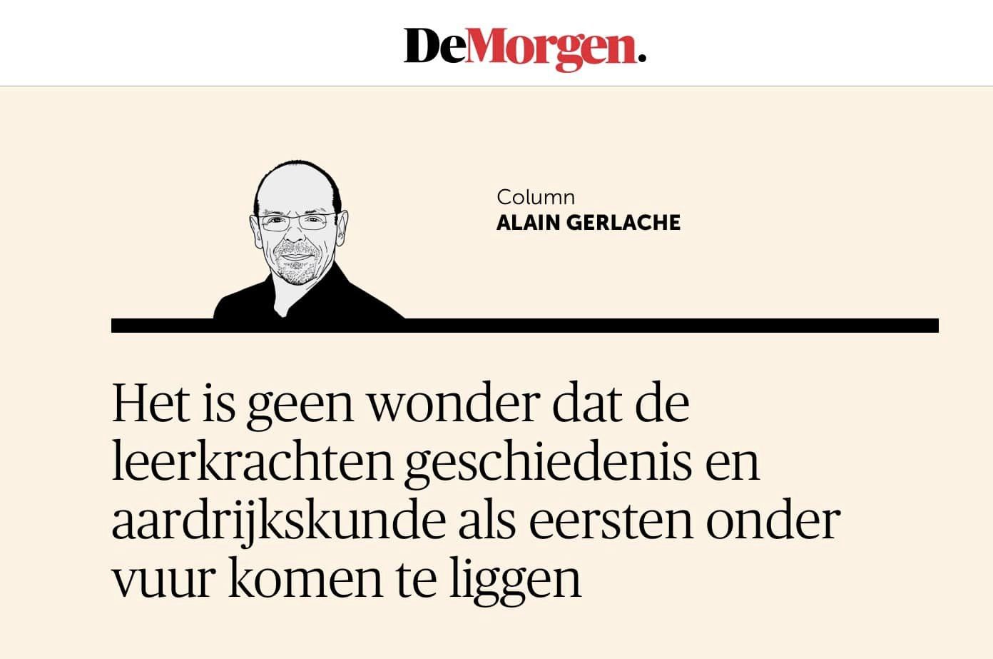 Dag Alain, dank u voor het hartje onder de riem!